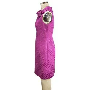 Tahari ASL | Dresses | Tahari Arthur S Levine Lilac Empire Waist Shift Dress  Size 6p Preowned | Poshmark